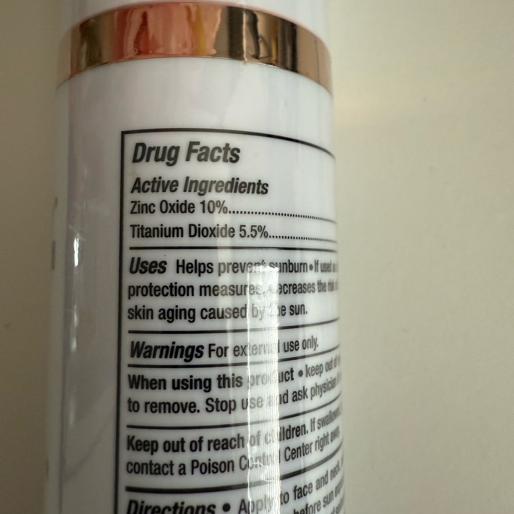 DRMTLGY New (Plastic wrap intact) Physical Timted Moisturizer w/SPF44 - Picture 4 of 4